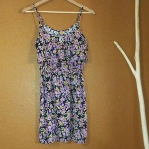 🌻Mimi Chica Black Floral Dress - Size Small